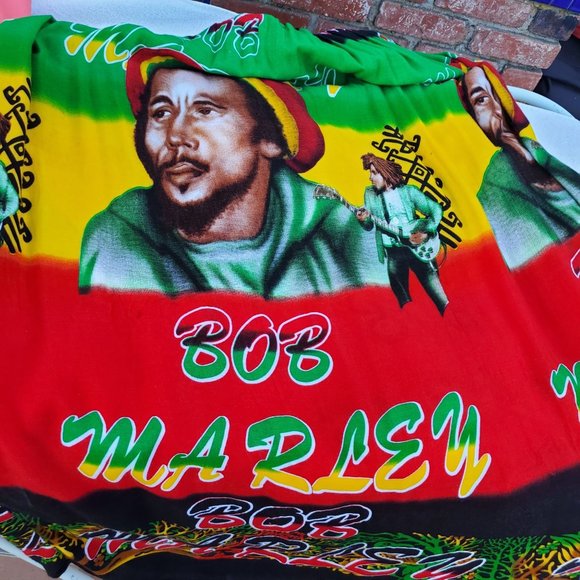 Bob Marley Maxi Dress S M L XL Reggae Rasta Jamaica One Love - Picture 3 of 11